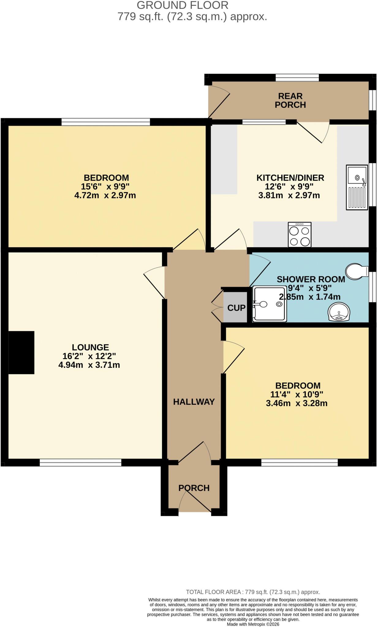 Hornbeam Avenue, Scunthorpe floorplan