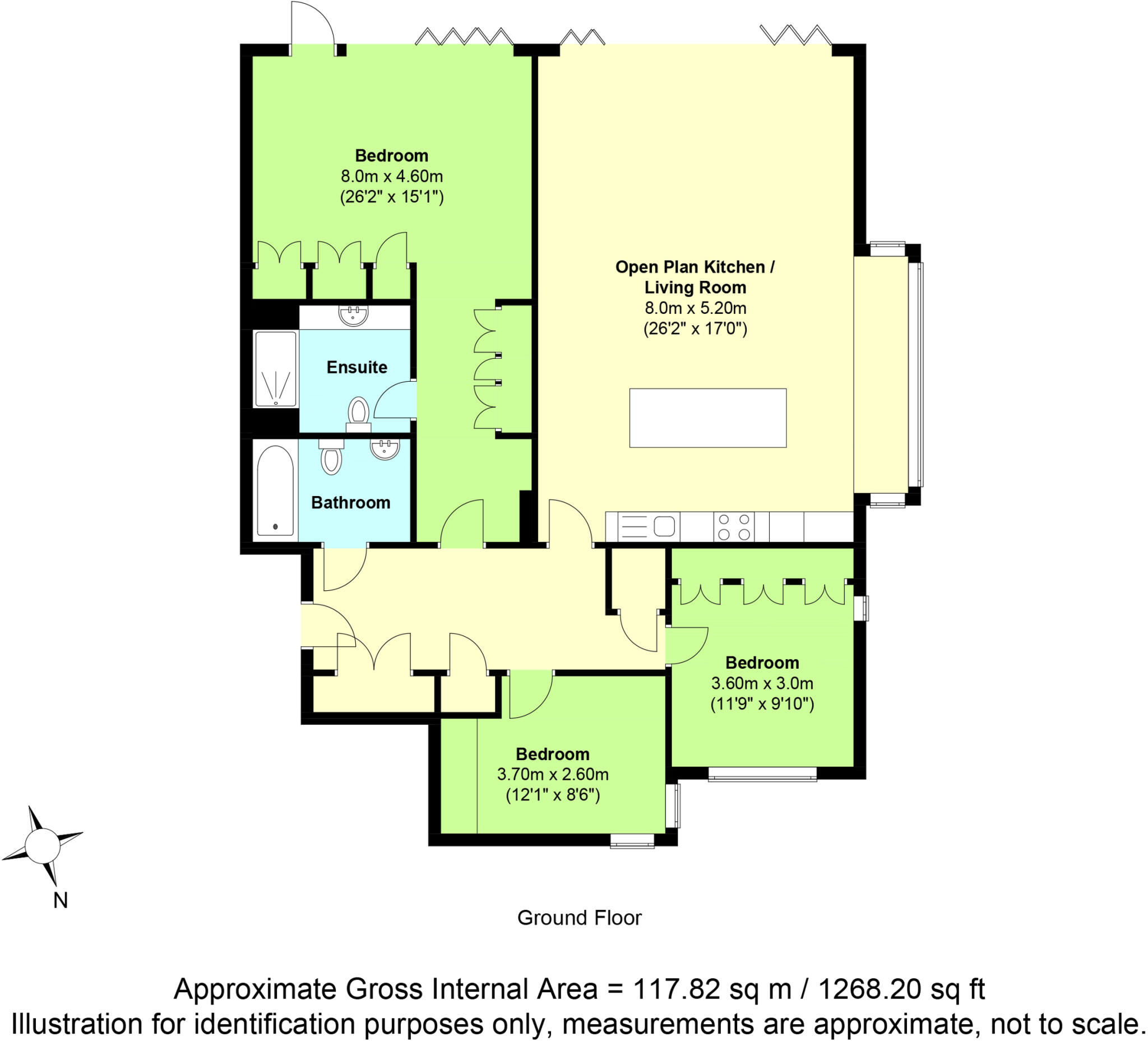 Eirene Road, Goring-by-Sea, Worthing, West Sussex, BN12 floorplan