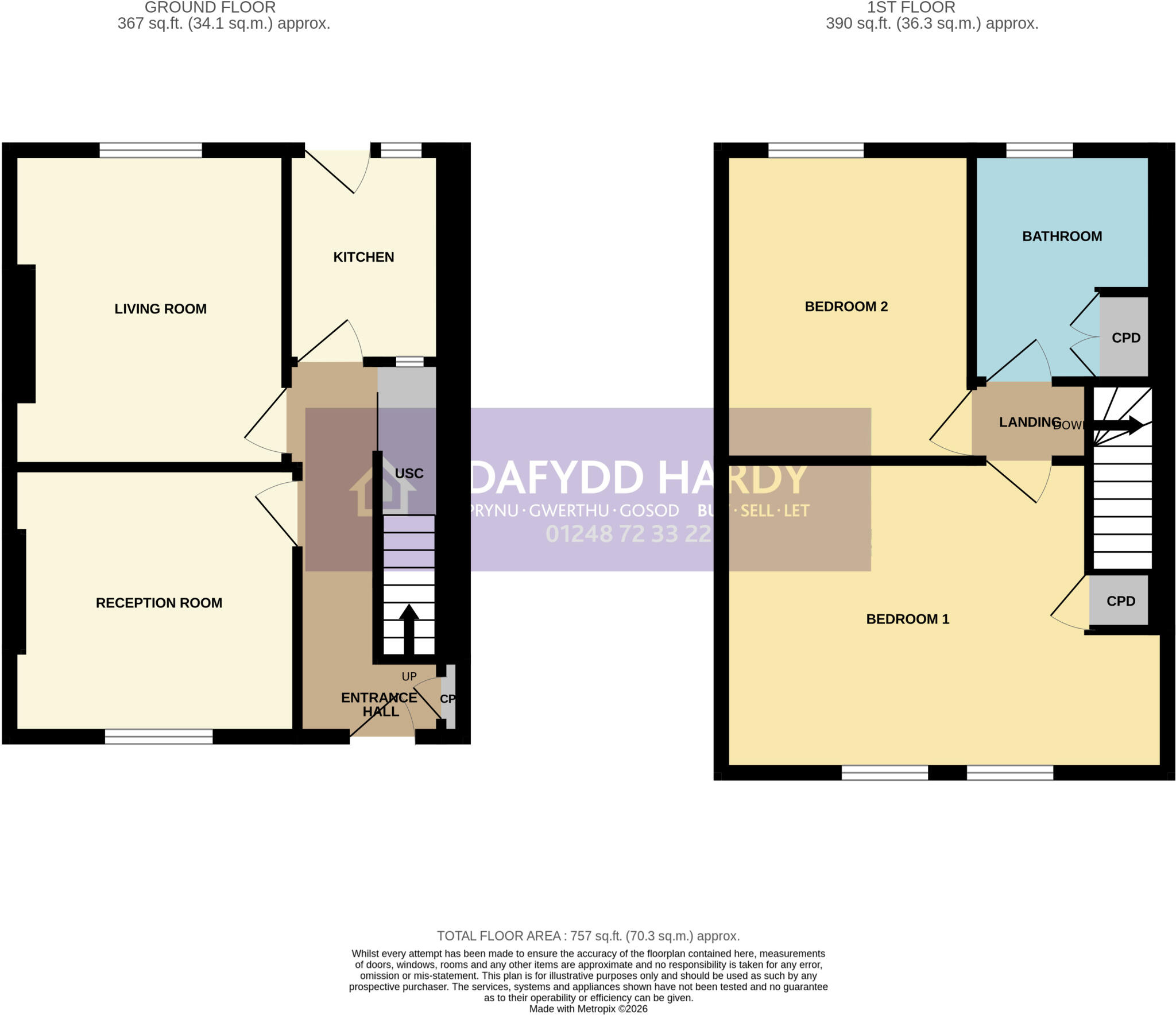 Edward Street, Penmaenmawr, Conwy, LL34 floorplan