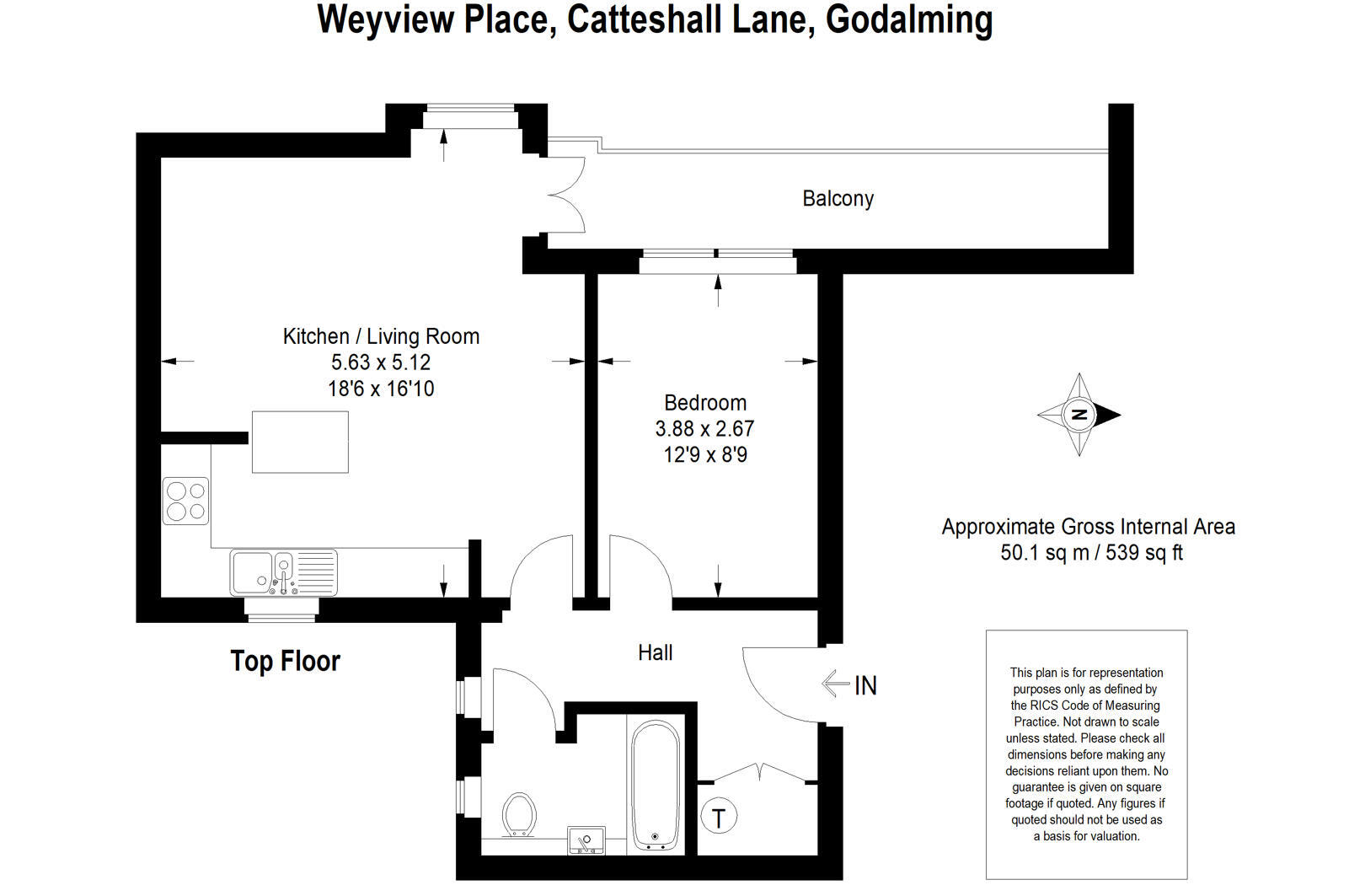 Catteshall Lane, Godalming floorplan