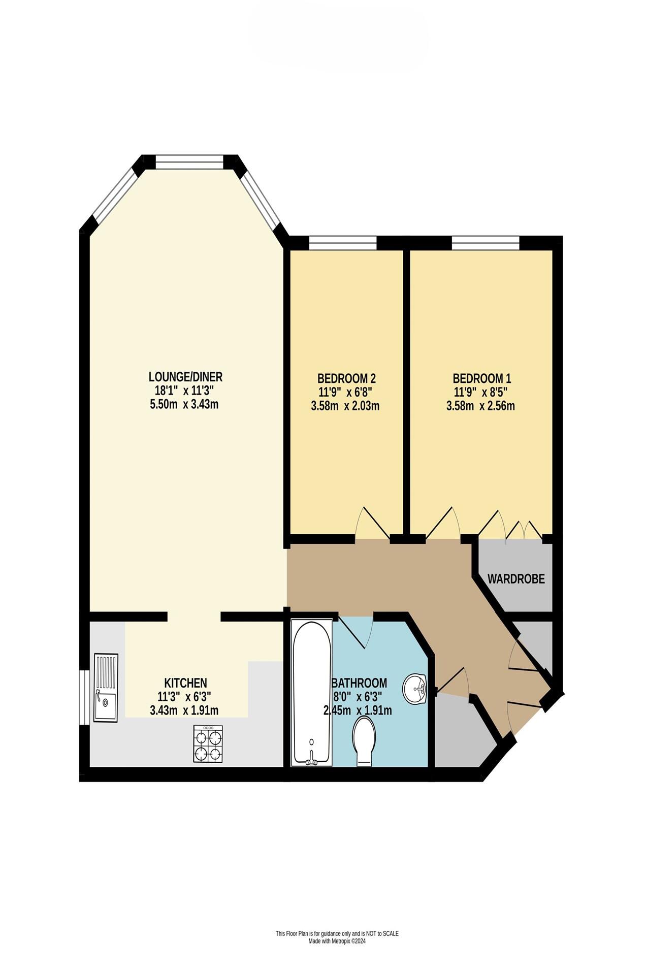 St Cross floorplan