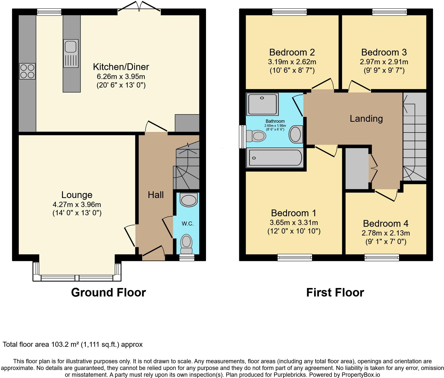 Cranford Place, Liverpool, L36 floorplan