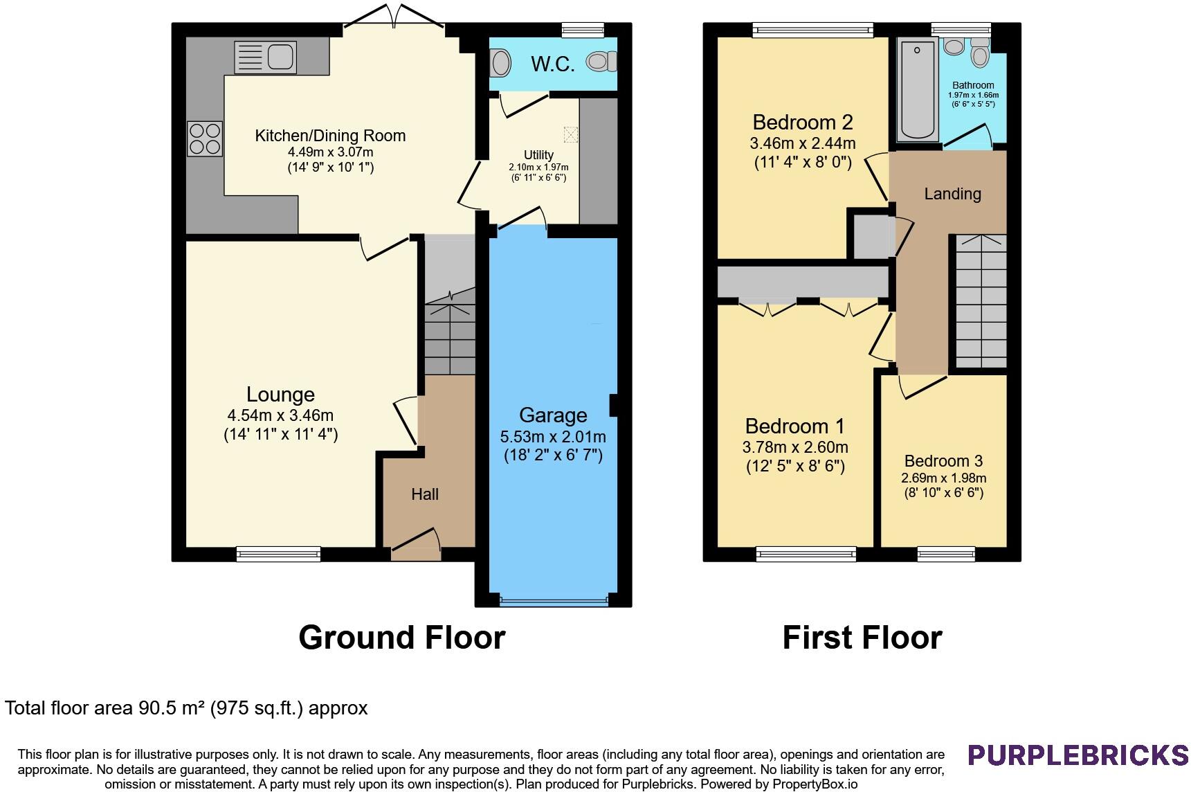 Deepdene Close, Cardiff, CF5 floorplan