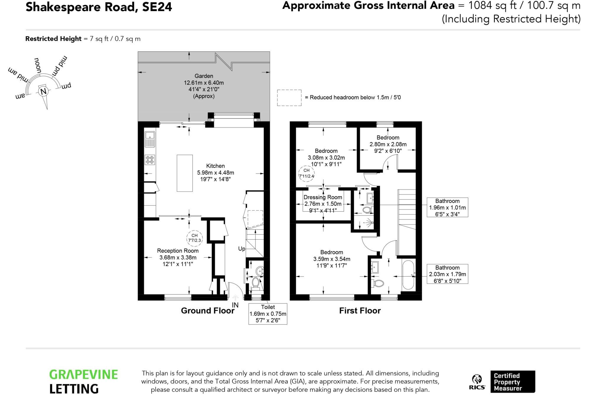 Shakespeare Road, London floorplan