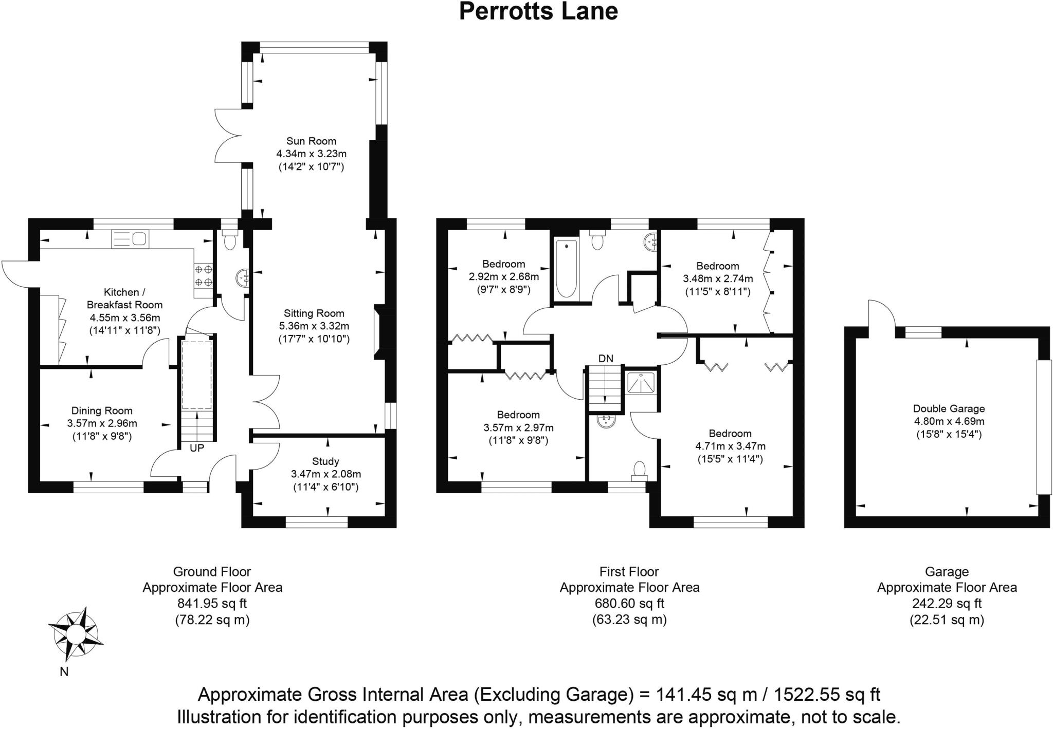 Perrots Lane, Steyning floorplan