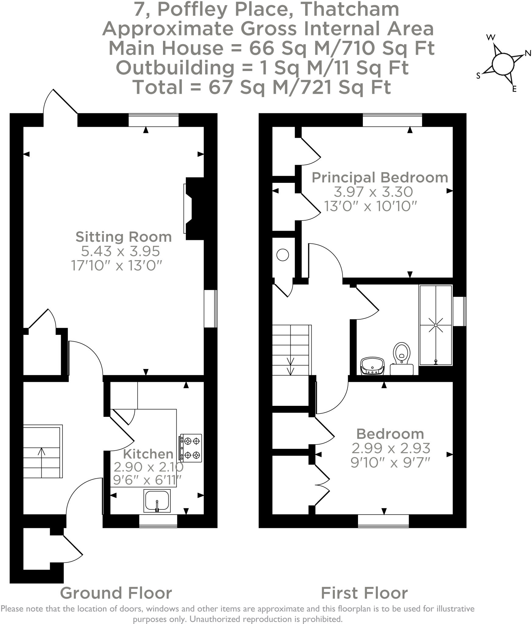 Poffley Place, Thatcham, Berkshire, RG19 floorplan