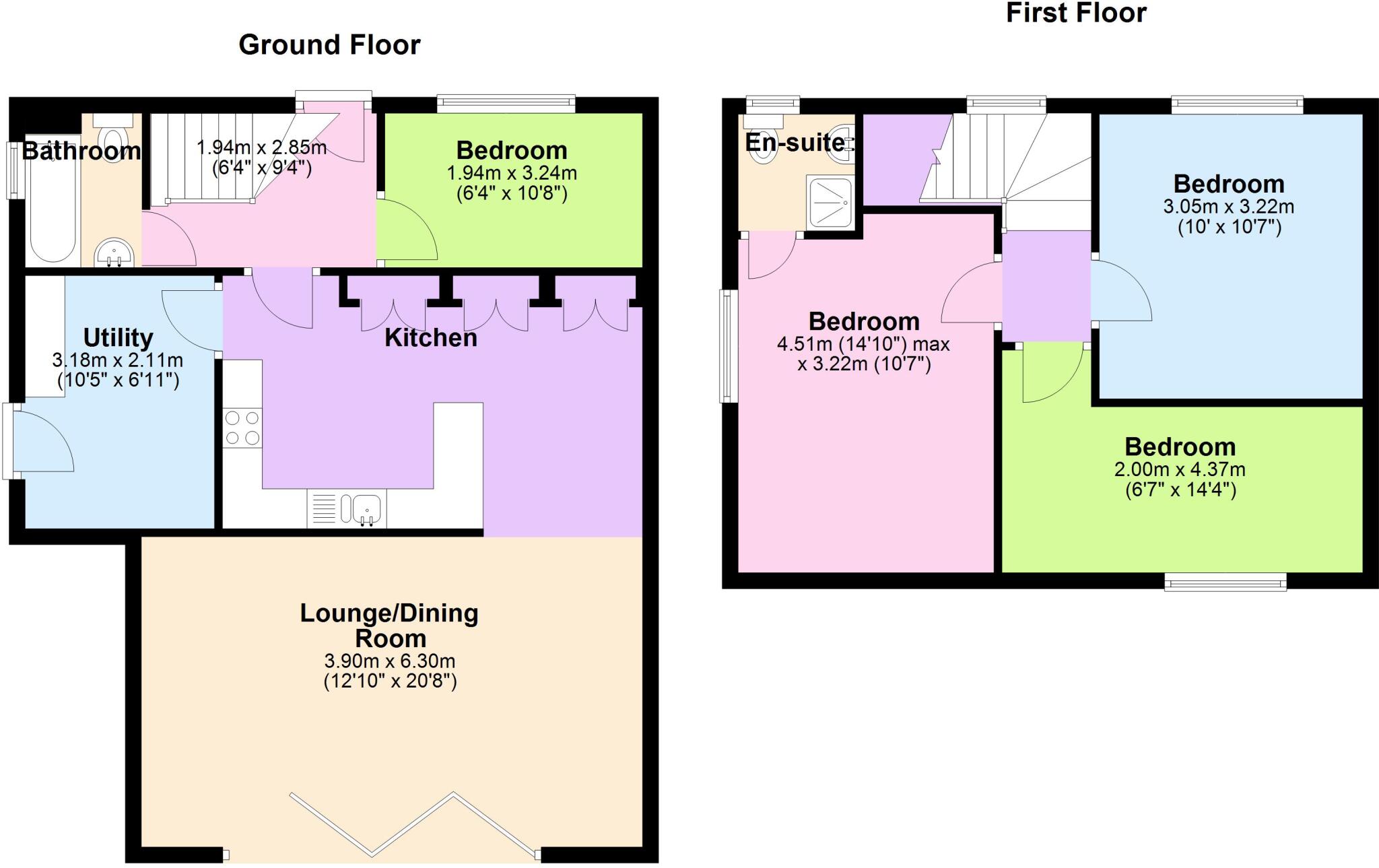 Mablethorpe Road, Wymering, Portsmouth, Hampshire, PO6 3LJ floorplan