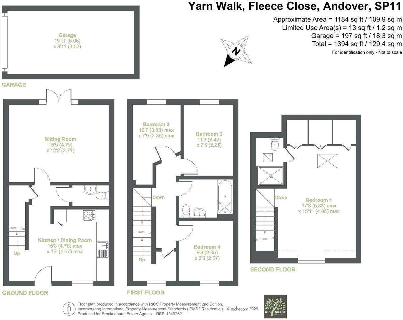 Fleece Close, Andover, SP11 6UQ floorplan