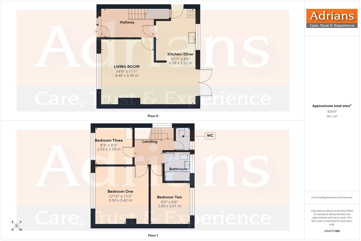 Gordon Road, CM2 floorplan