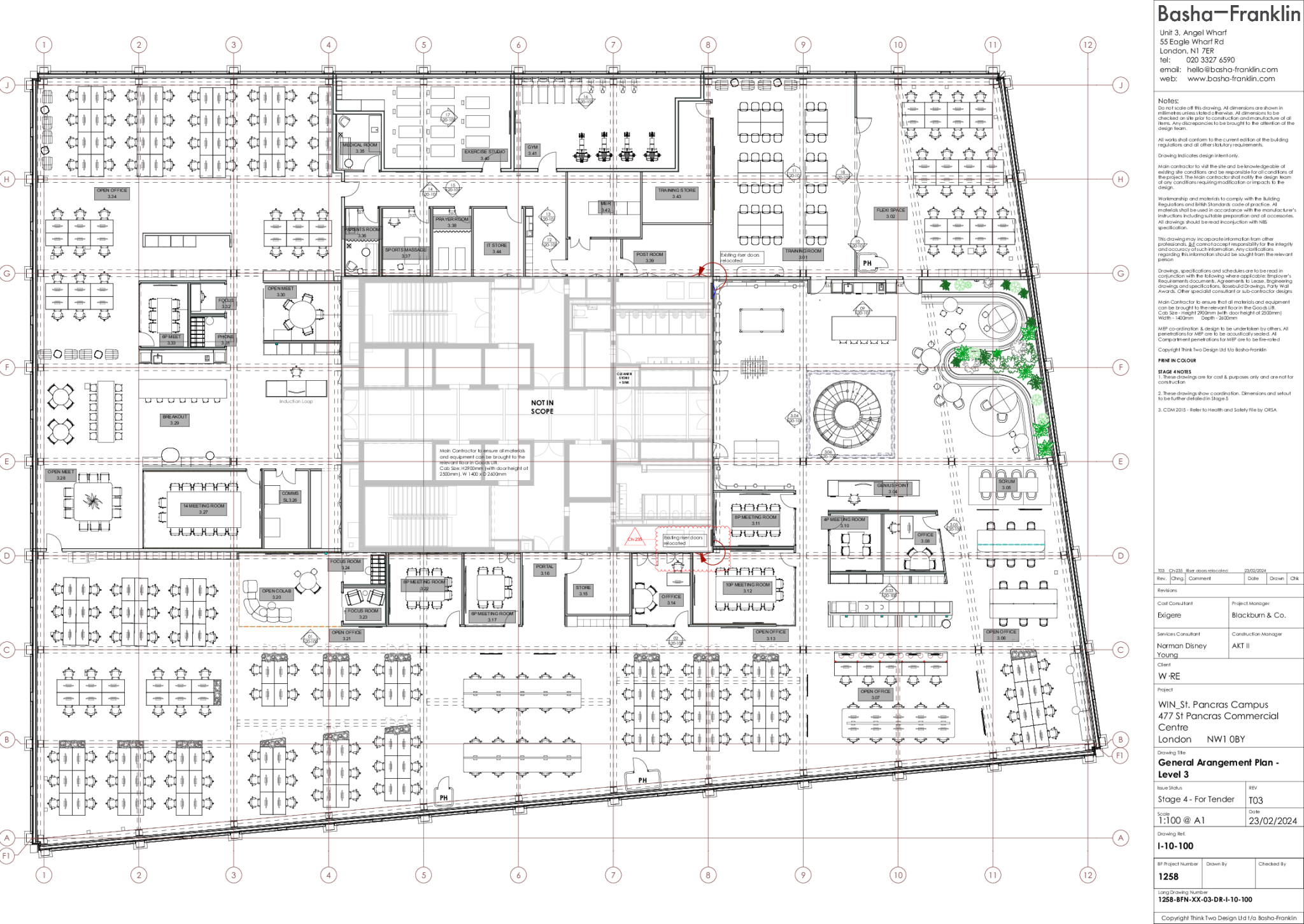 St Pancras Campus 3rd floor space plan.pdf