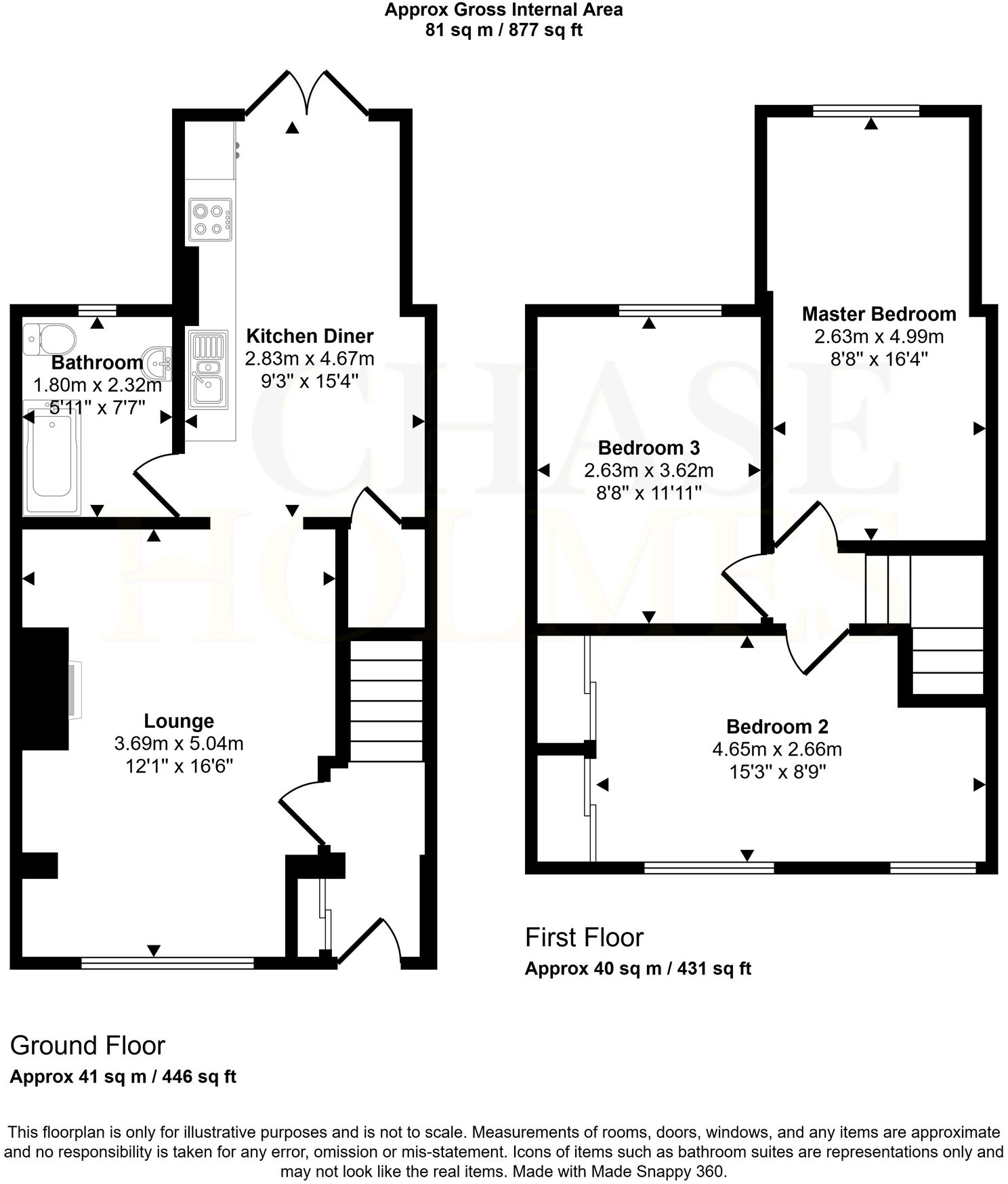 Farne Avenue, South Shields, NE34 floorplan