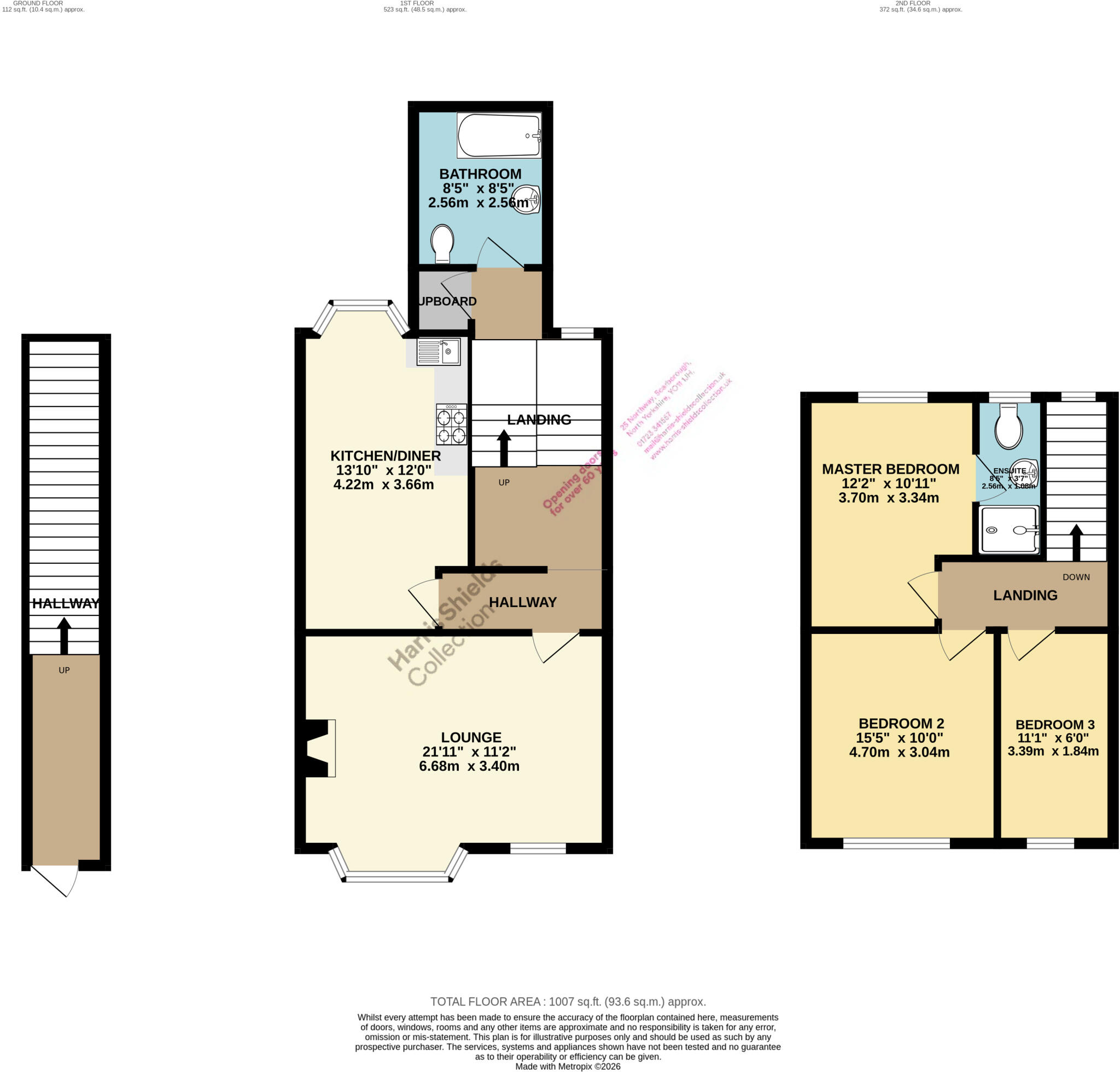 Prospect Road, Scarborough, North Yorkshire, YO12 floorplan