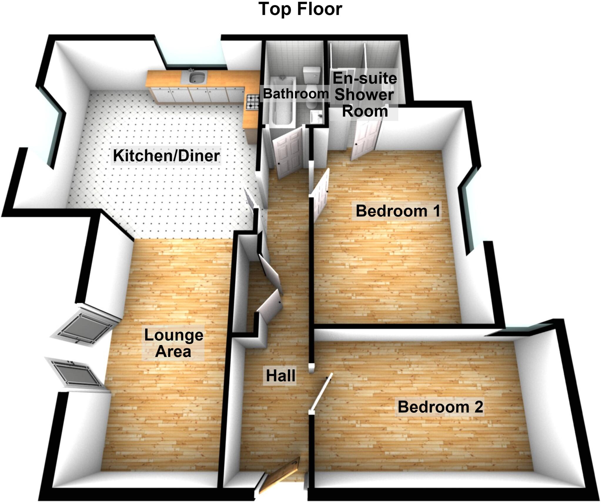 St Georges House , Cheshunt floorplan