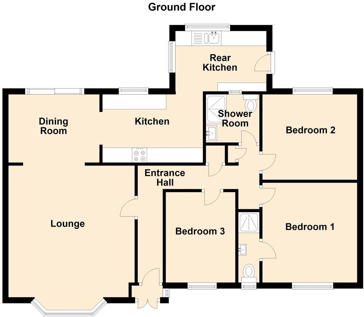 Bryn Gannock, Deganwy floorplan