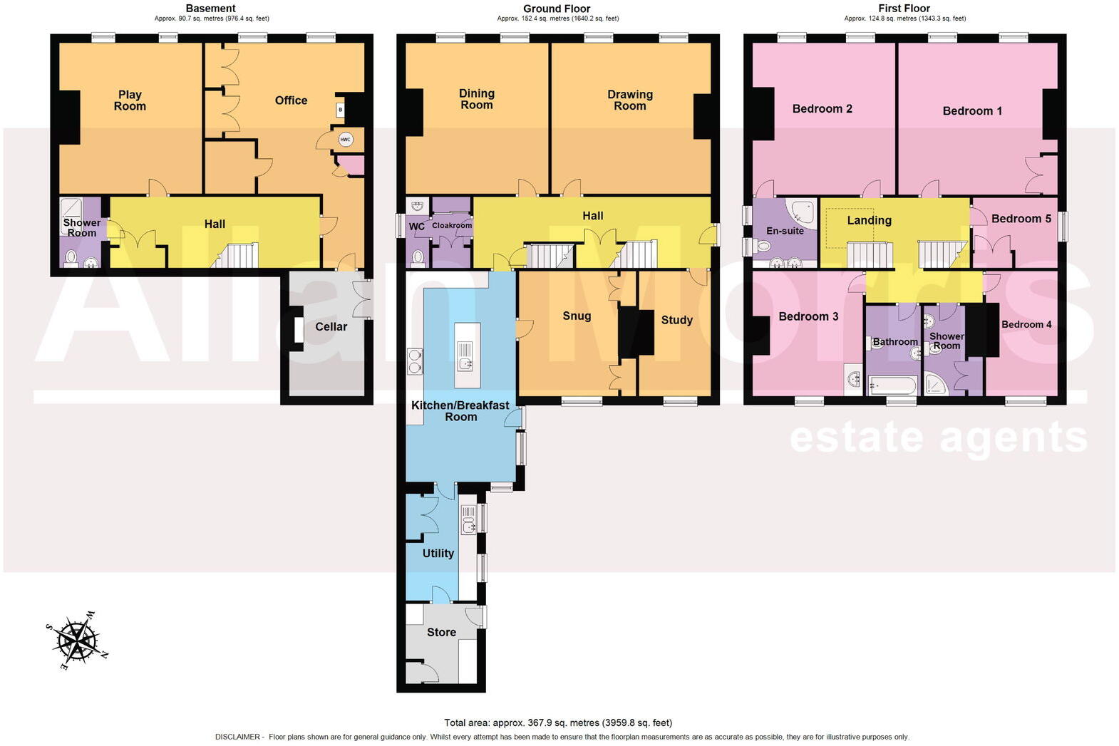 'Millington House', 15 Lansdowne Crescent, Worcester.  WR3 8JE floorplan