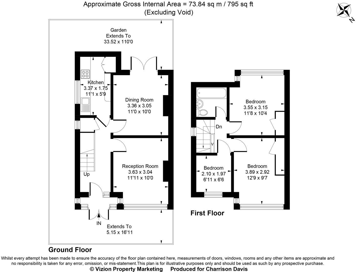 Fairholme Crescent, Hayes floorplan