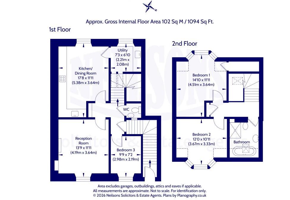 8 Myrtle Terrace, Edinburgh, EH11 1PF floorplan
