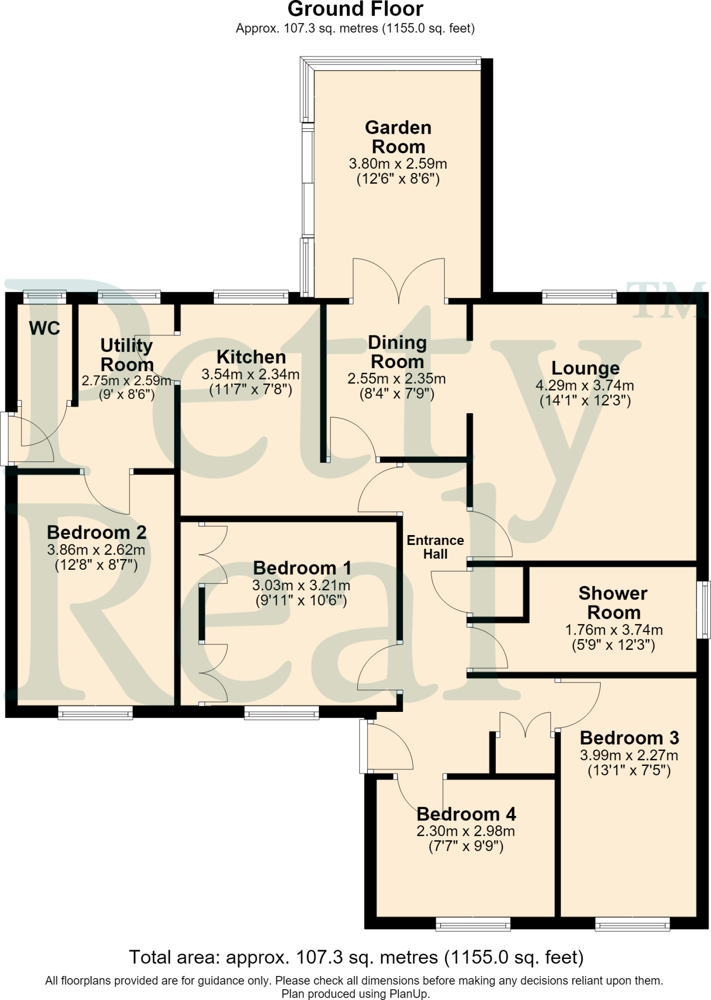 Caldbeck Close, Nelson floorplan