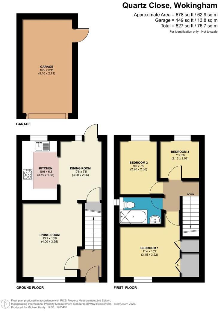 Quartz Close Wokingham, Berkshire RG41 3TS floorplan