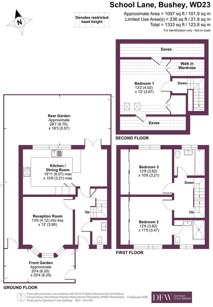 School Lane, Bushey, WD23 floorplan