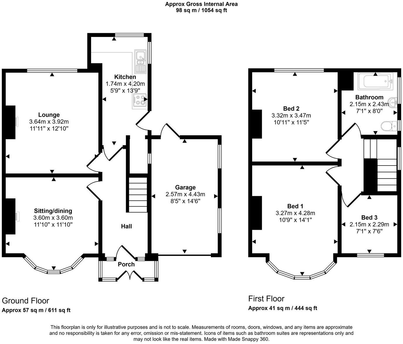 Whitehurst Road, Heaton Mersey SK4 3NY floorplan