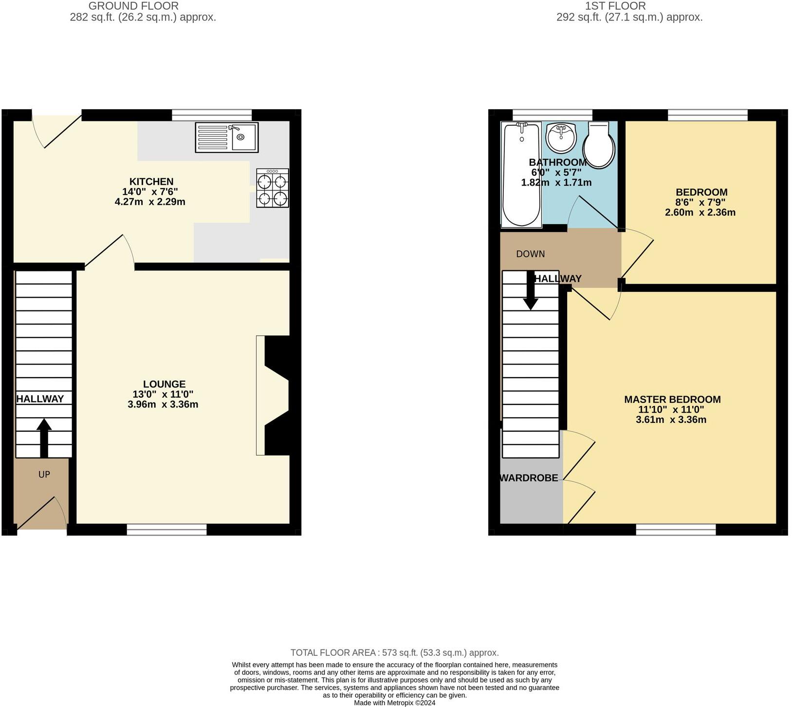 Stembridge Way, Norton Fitzwarren, TA2 floorplan