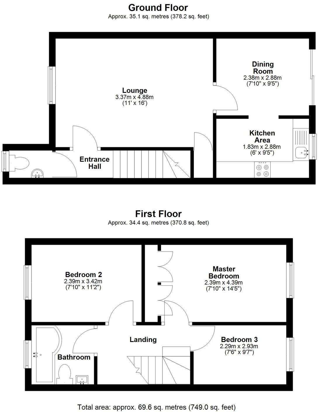 The Meadows, Flitwick, MK45 floorplan
