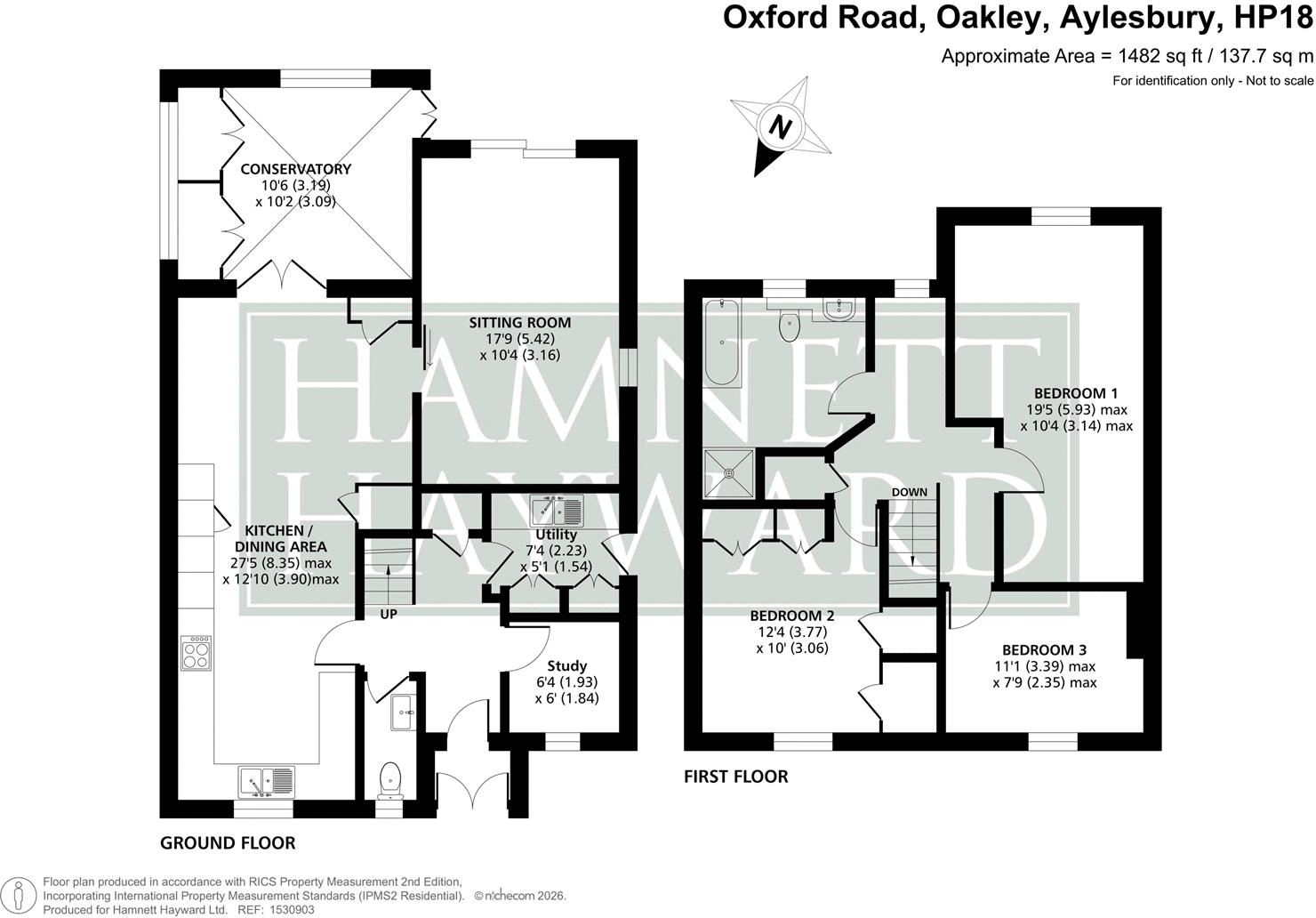 Oakley, Buckinghamshire floorplan