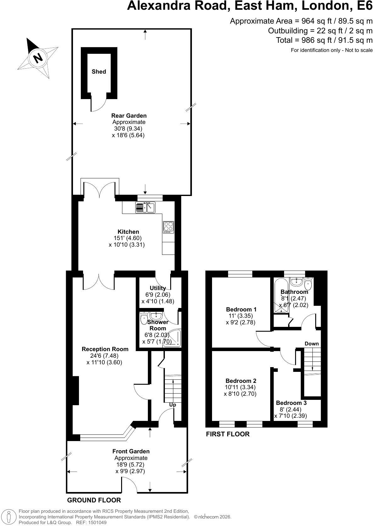 Alexandra Road, London, E6 6HA floorplan