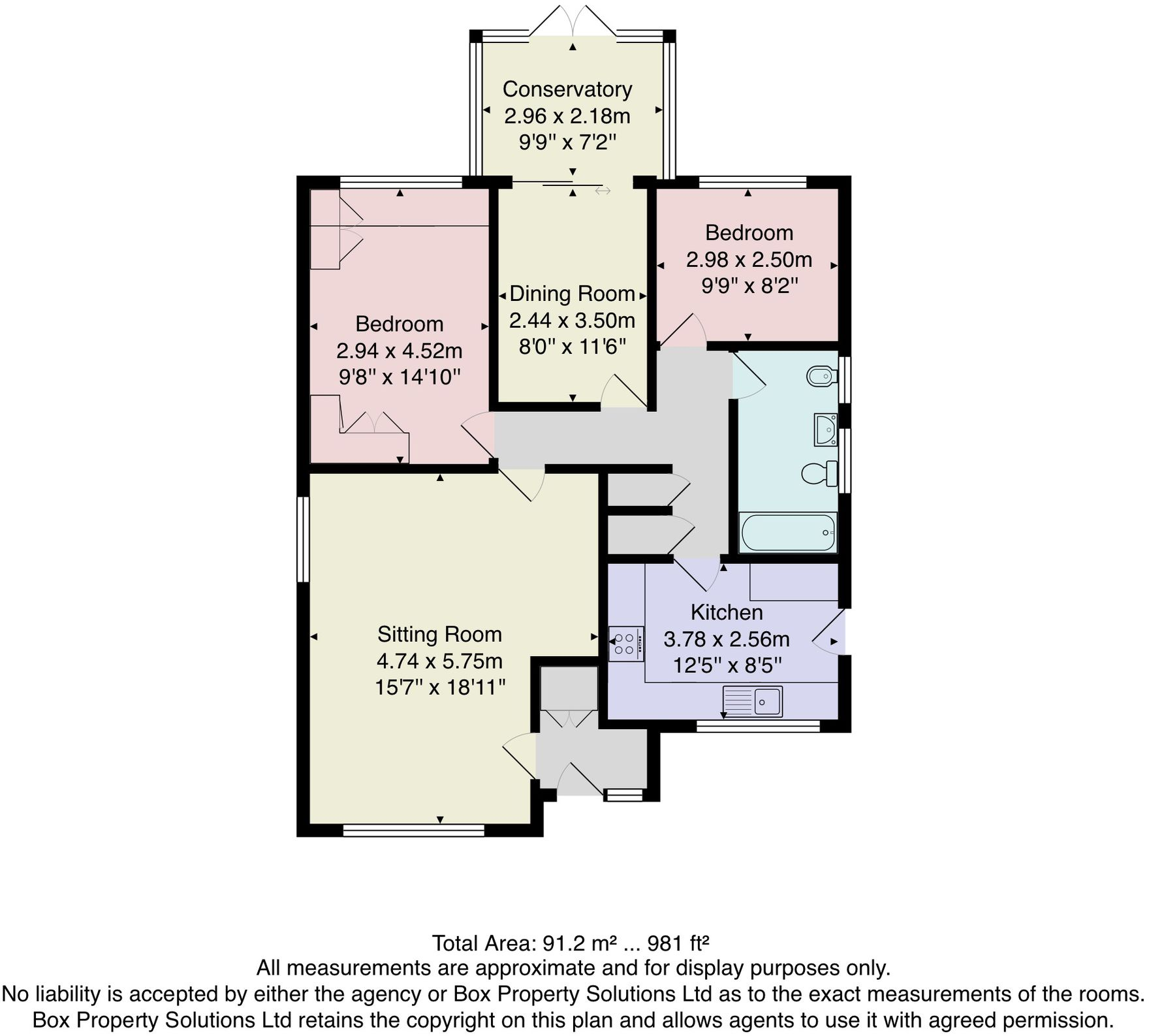 Rossett Avenue, Harrogate, HG2 floorplan