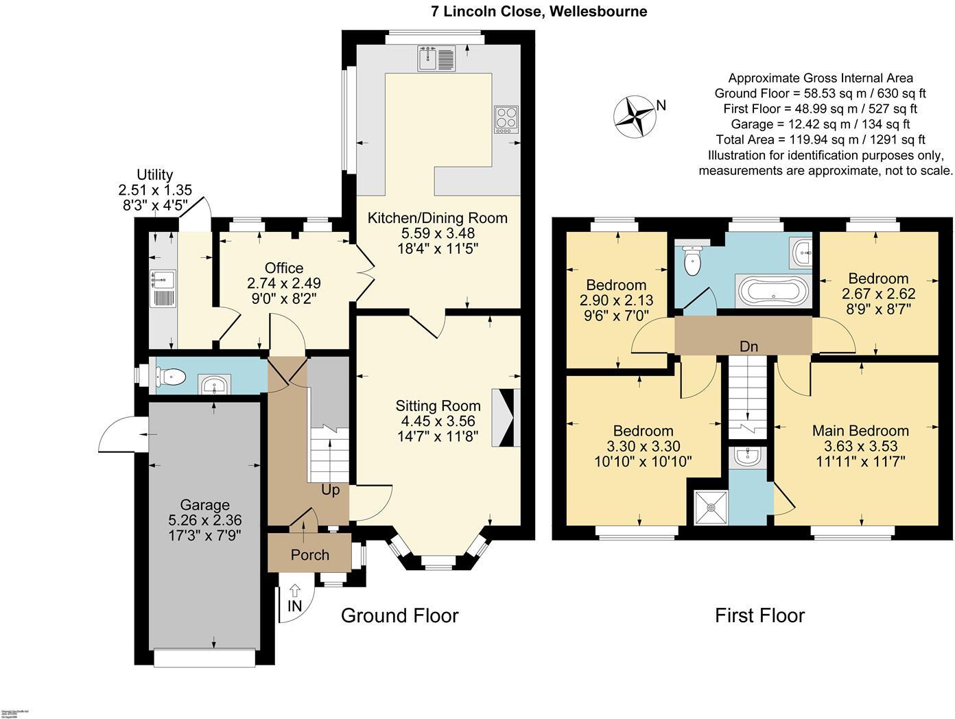 Lincoln Close, Wellesbourne, Warwick floorplan