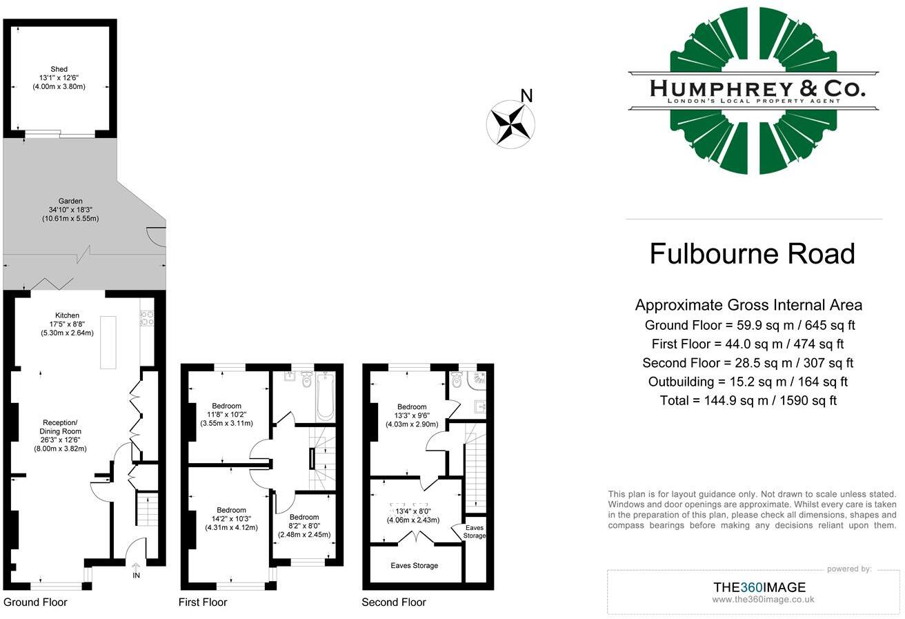 Fulbourne Road, London floorplan