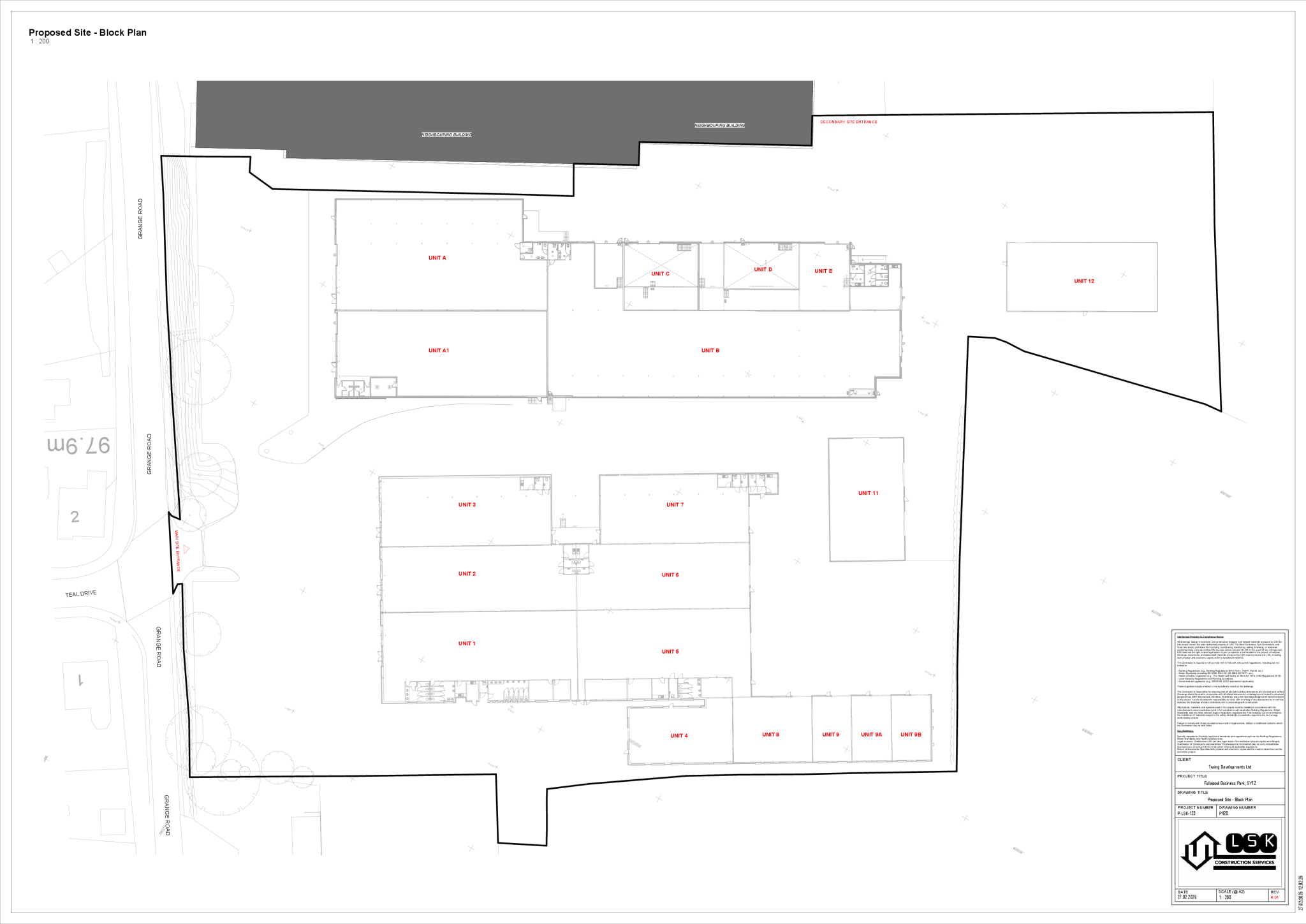 Fullwood Business Park - Proposed Site - Block Plan.pdf