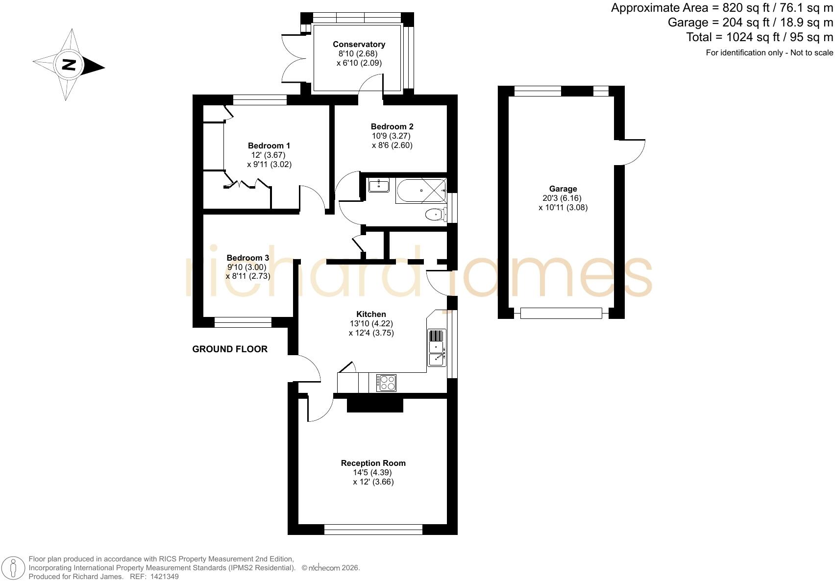 Avonmead, Haydon Wick, Swindon, SN25 floorplan