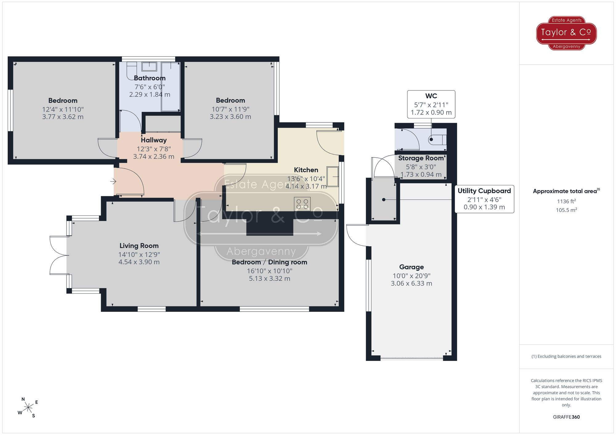 Oxford Street, Abergavenny, NP7 floorplan