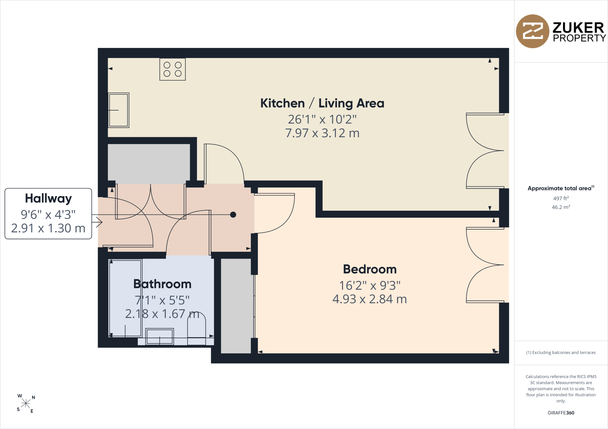 The Arcadian, 70 Hurst Street, Birmingham, B5 4TD floorplan