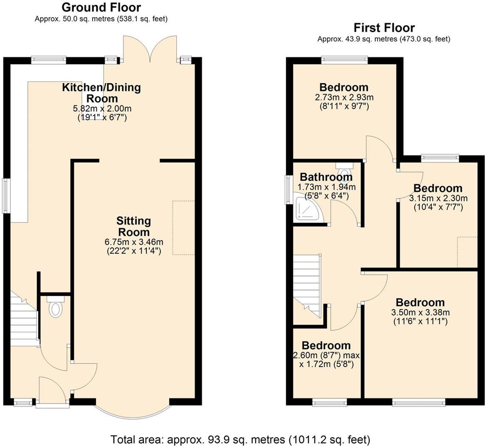 Lambeth Street, Atherton, M46 floorplan