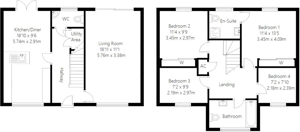 Magdalen Gardens, Maidstone, Kent, ME15 floorplan