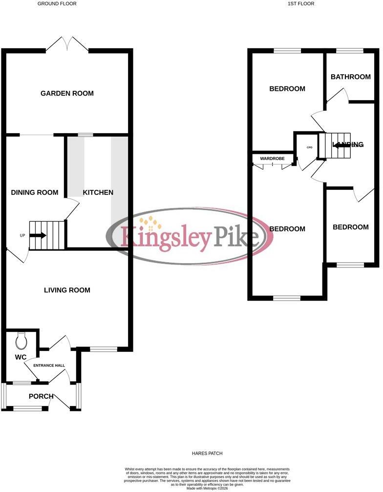 Hare's Patch, Cepen Park North floorplan