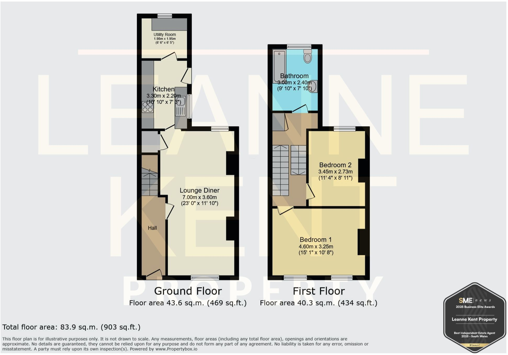 Goodrich Street, Caerphilly, CF83 floorplan