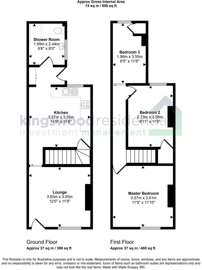 Logan Street, Bulwell, Nottingham, NG6 9FX floorplan