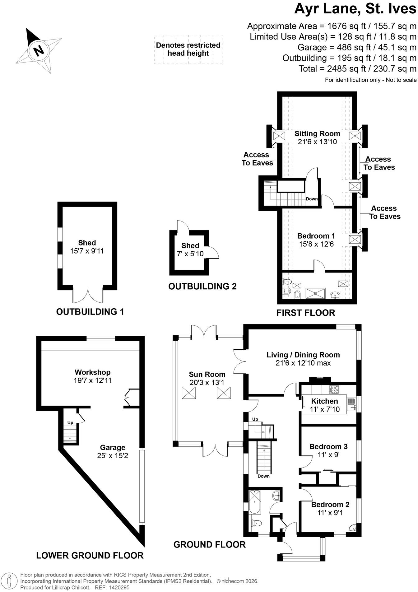 St. Ives, Cornwall floorplan