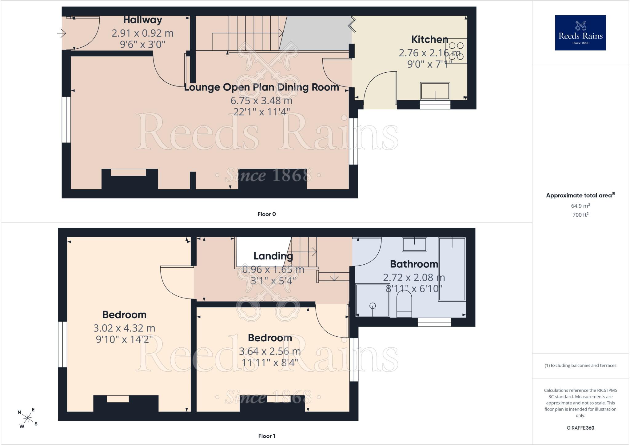 Bridge Street, Higher Walton, Preston, Lancashire, PR5 floorplan
