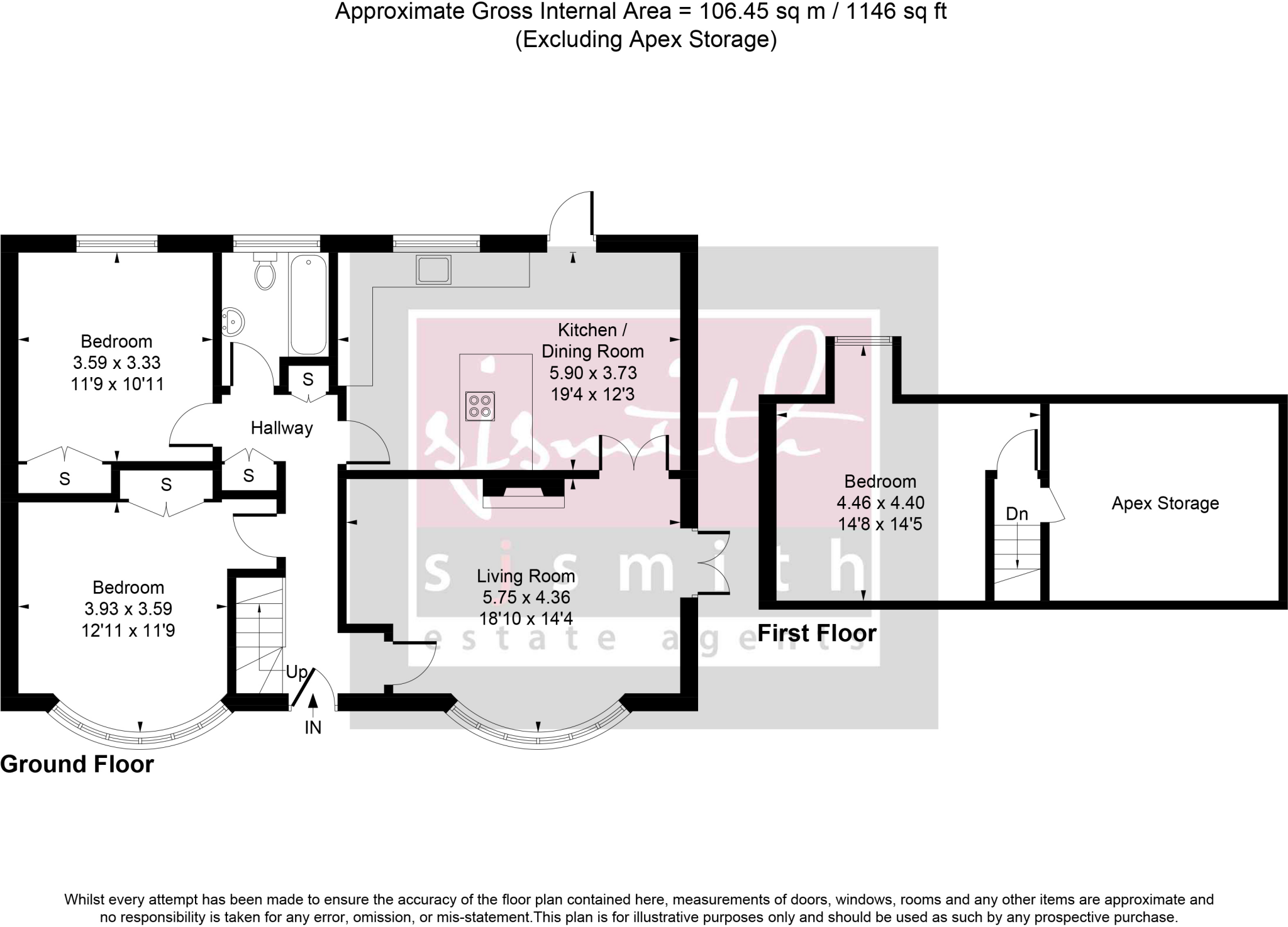 Chesterfield Road, Ashford floorplan