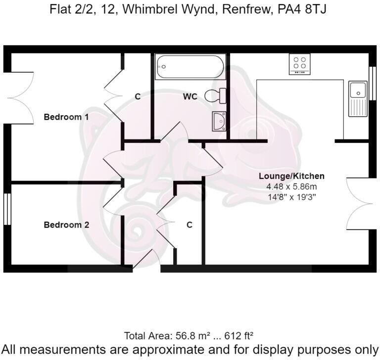12 F2-2 Whimbrel Wynd, Ferry Village, Renfrew PA4 8TJ floorplan