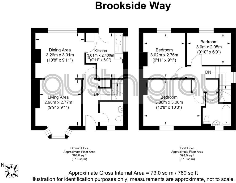 1 Brookside Way, Swaythling, Southampton, SO18 2LQ floorplan