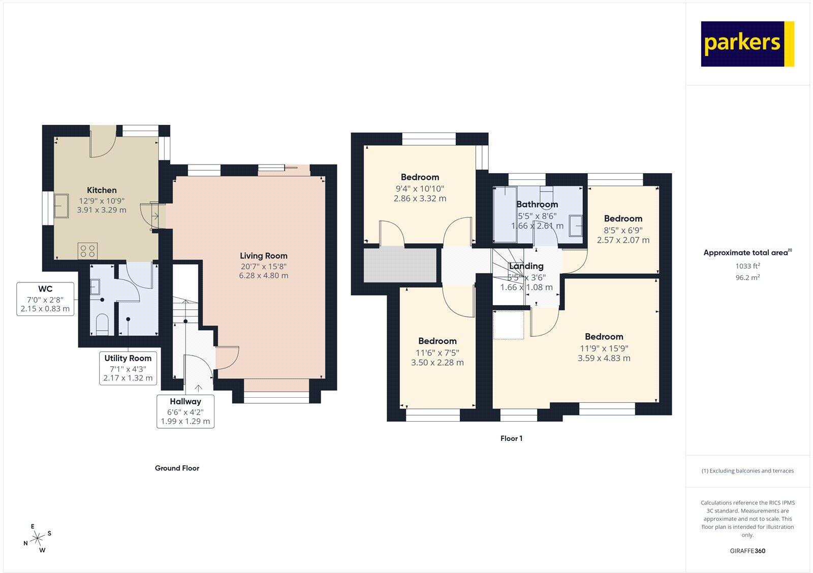 Ainsdale Crescent, Reading, Berkshire, RG30 floorplan