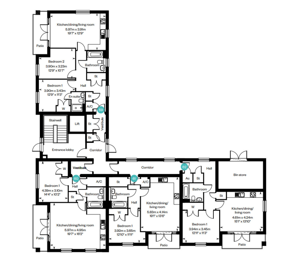 Apartments, Cambridge, CB25 0 floorplan