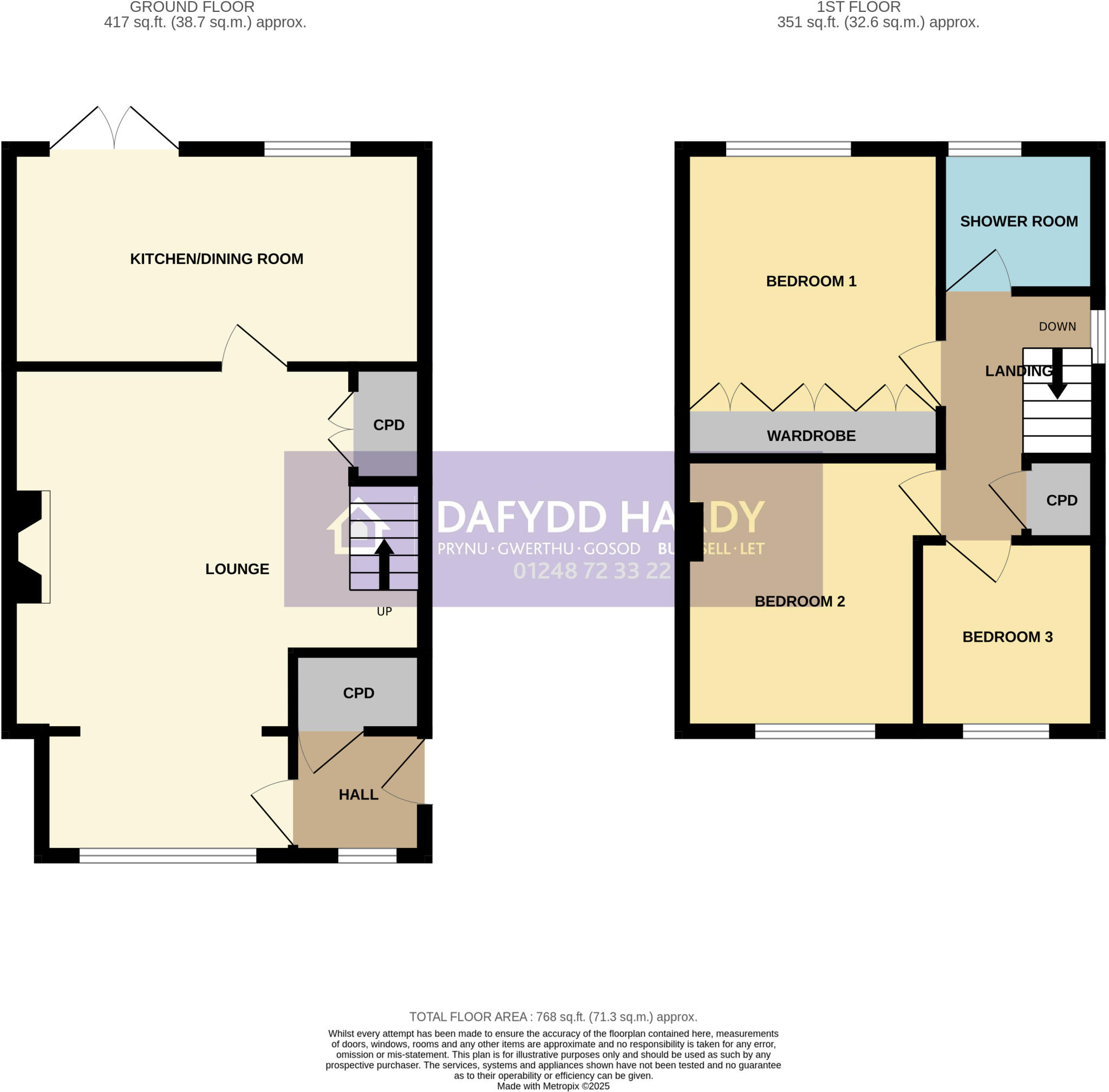 Tyn Rhos, Gaerwen, Isle of Anglesey, LL60 floorplan
