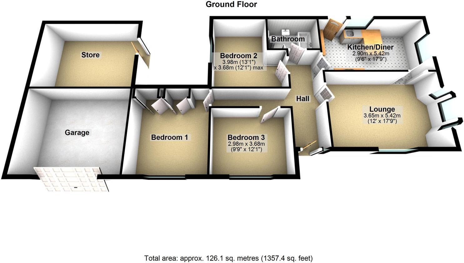 Oakwood Close, Church Fenton, Tadcaster floorplan